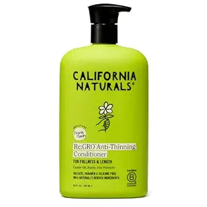 California Naturals Re:GRO Anti-Thinning Conditioner for Women, Biotin, Rosemary & Argan Oil, Hair Loss & Thinning Support, Sulfate Free, 20 fl oz