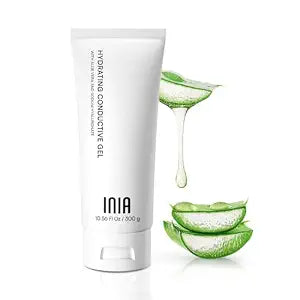 INIA Microcurrent Conductive Gel for Facial and Body Machines, 10.56 Fl Oz