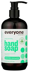 Everyone Liquid Hand Soap, 12.75 Ounce (Pack of 1), Spearmint and Lemongrass, made with Essential Oils for Kitchen and Bathroom