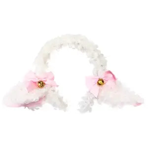 Lamb Ears Headband Sheep Cosplay Hairband Farm-Themed Animal Ears Headpiece