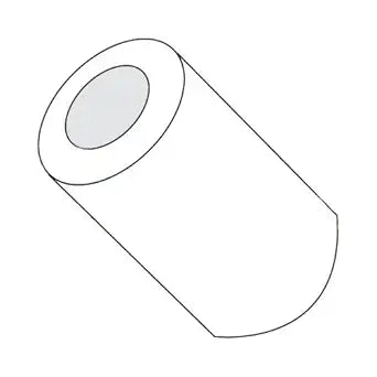1/4" OD Round Spacers / #6 x 7/8" / Nylon/Outer Diameter: 1/4" / Hole Size: #6 / Length: 7/8" (Carton: 1,000 pcs)