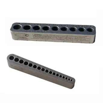 Big Gator Tools V-Drill Guide Standard Hole Sizes 1/8-1/2 Inches - 2 Pack