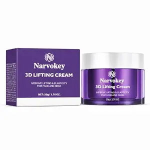3D Lifting Night Cream, Korean Anti-Aging Moisturizer with 17-Peptide Complex, Probiotic Facial Treatment for Face, Neck Wrinkles，1.7 fl oz