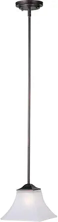 Maxim Lighting Aurora 1-Light Mini Pendant | Rubbed Bronze Finish | Contemporary Mini Pendant | Ideal for Kitchen Islands & Breakfast Nooks | Dimmable | 92090FTOI