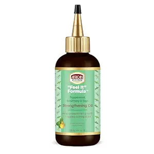 African Pride Feel It Formula Hair Strengthening Oil, 4 Oz