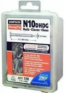 Simpson Strong-Tie Hdg Nails 1-1/2" L 9 Ga Galvanized