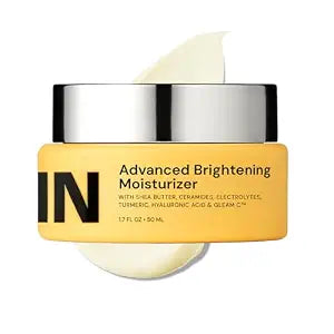 Gleamin Advanced Brightening Moisturizer 1.7fl oz Facial Cream, Shea Butter