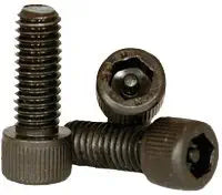 Socket Head Cap Screw - Tamper Resistant, 4-40 x 3/4", Alloy Steel, Black Oxide, Hex Socket (Quantity: 100) Coarse Thread, #4 Hexagonal Allen Bolt, Length: 3/4 inch, Full Thread