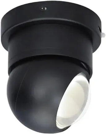 ET2 Lighting Nodes 1-Light Flush Mount | Black Finish | Aluminum Construction | Modern Ceiling Mounted Light Fixture for Bedrooms and Hallways | Hardwired Ceiling Installation | E23510-BK