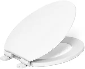 KOHLER K-25883-0 Triko Elongated Closed-Front Toilet Seat and Lid with Quiet-Close Technology, White