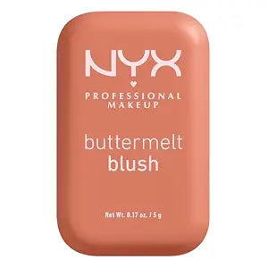 NYX Professional Makeup Buttermelt Blush- Face Makeup BUTTERMELT BLUSH 12H WEAR HIGH PIGMENT POWDER BLUSH, BUTTA SUNSET SORBET, BUTTA SUNSET SORBET, 0.17 oz