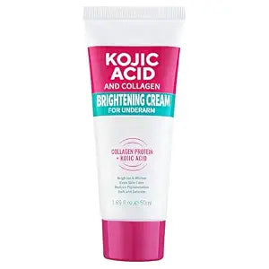 Kojic acid Brightening Cream for Underarm with Collagen, Dark Spot Remover for Body, Intimate Areas, Inner Thighs, Knees and Elbows, Moisturize and Brighten the Skin, Even Skin Tone