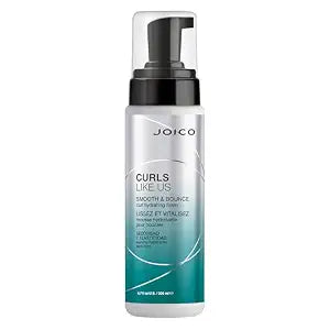 Joico Curls Like Us Smooth & Bounce Curl Hydrating Foam | Reduce Frizz |6.7 Fl Oz