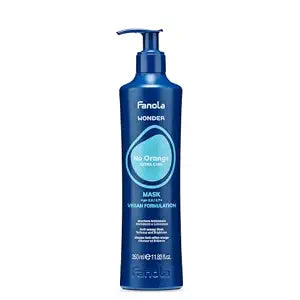 Fanola Wonder No Orange Color Depositing Hair Mask & Blue Toner, 11.83 oz