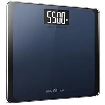RunStar 550lb Bathroom Digital Scale for Body Weight with Ultra-Wide Platform and Large LCD Display, Accurate High Precision Scale with Extra-High Capacity