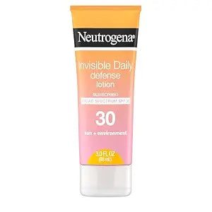 Neutrogena Invisible Daily Defense Sunscreen Lotion SPF 60+, 3.0 fl oz