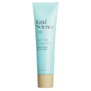 Kind Science Gentle Face Cleanser - Face Wash for Women & Makeup Remover with Vitamin C - Facial Cleanser for Dry Skin - Paraben, Dye & Fragrance Free, Cruelty Free, 4.5 fl oz