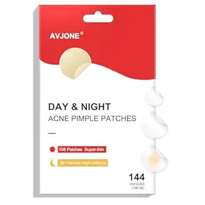 Pimple Patches for Face(144 Patches), Hydrocolloid Acne Patches with Tea Tree Oil, pimple stickers for Breakouts, Absorbs Zit, Invisible Spot Cover and Blemish