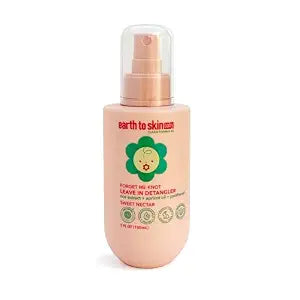 Earth To Skin Baby Forget Me Knot Detangler Spray, Sweet Nectar, 5oz