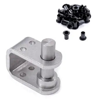Eyelet Setting Tool & (25) Eyelet Combo - (1) [#6 Eyelet Setting Tool (3/16 in.)] + (25) [#6-9 Black Eyelets (3/16 in.)] - for KYDEX Holster Making, Sewing, Canvas, Tent Making