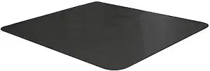 Under Pet Cage Mat for Bird Cages, Reptile Aquariums, Dog Kennels, Water-Resistant Pad for Hard Floors and Surfaces, 48 Inches x 48 Inches, Black