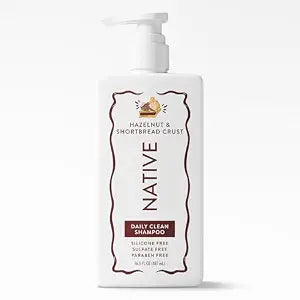 Native Silicone & Sulfate Free Daily Clean Shampoo, Hazelnut & Shortbread Crust, 16.5 fl oz