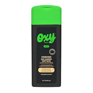 Oxy Stubborn Acne Anti-Blemish Body Wash Teens, 2% Salicylic Acid, Hydrating Face & Body Wash Clears & Prevents Breakouts, Fast-Acting Acne Treatment, Dermatologist Recommended, 9 fl oz