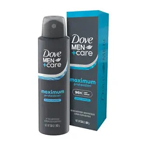 Dove Men 96-Hour Maximum Sweat Protection Deodorant, Clean Comfort, 3.8 oz