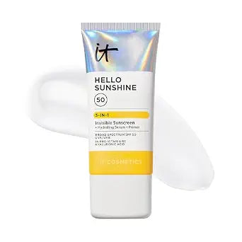 IT Cosmetics Hello Sunshine Hydrating Serum Facial Sunscreen SPF 50