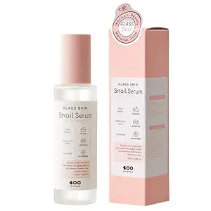 DEARBOO Glass Skin Snail Serum, 3.38 fl oz (100mL) – Hydrating Facial Serum with Snail Mucin and Botanical Extracts for Smooth, Luminous-Looking Skin