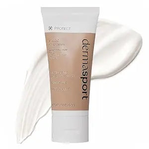 Dermasport SPF 50 Face Sunscreen for Athletes, Zinc Oxide, Reef-Safe