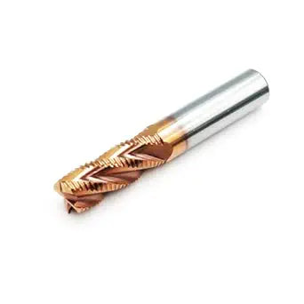 HRC45 4Flutes Tungsten Solide Carbide Roughing End Mills for CNC Router Bit Wood Metal Cutter Mill Tool CNC milling Cutter Shank Dia 3/8 inches (1pc,Shank Dia 3/8")