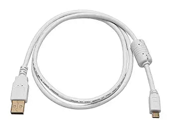 Monoprice USB 2.0 Cable - 3 Feet - White | USB Type-A Male to USB Micro-B Male 5-Pin, 28/24AWG, Gold Plated- Pack of 1