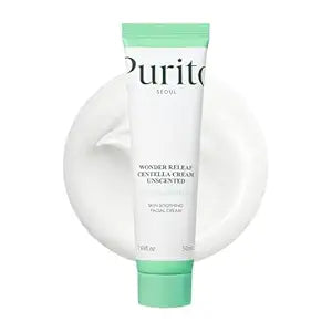 PURITO Centella Unscented Cream for Sensitive Skin, 1.70 fl.oz