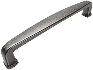 Cosmas 10 Pack 4392-128WN Weathered Nickel Modern Cabinet Hardware Handle Pull - 5" Inch (128mm) Hole Centers