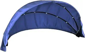 66''-75 ''Outdoor Daybed Replacement Canopy, Outdoor Patio Wicker Daybed Canopy, Top Cover Compatible with Patio Round,Enhanced Polyester Fabric with Superior Color Fastness (Navy Blue)