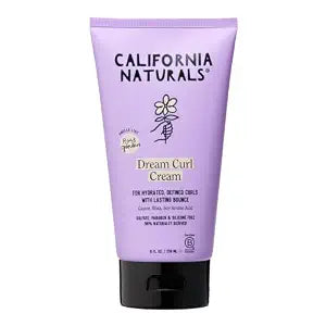 California Naturals Curl Defining Cream for Wavy Curly Coily Hair, Anti Frizz Curl Cream with Shea Butter and Castor Oil, Sulfate and Paraben Free, Natural, Vegan, Rose Garden, 8 oz