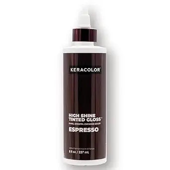 Keracolor High Shine Tinted Hair Gloss,In-Shower Glaze, 9 Colors