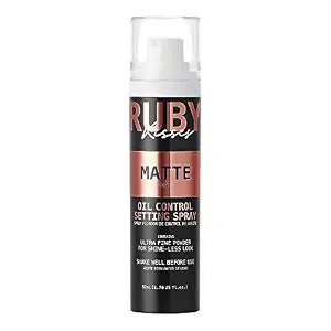 Ruby Kisses Setting Spray - Ultra-fine mist, Sets makeup, Long-Lasting Formula for a Flawless Finish (Matte)