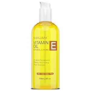 MAYJAM Vitamin E Oil for Skin, Face, Body, Hair, Nail Care, Body Oils 8 Oz