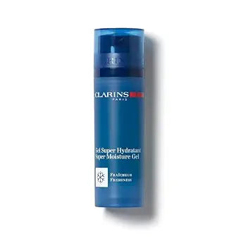 CLARINSMEN Super Moisture Gel | Cooling Gel For Men | Hydrates, Mattifies, Soothes, Energizes and Defies Shine | Calms and Tones Skin After Shaving | All Skin Types | 1.7 Ounces