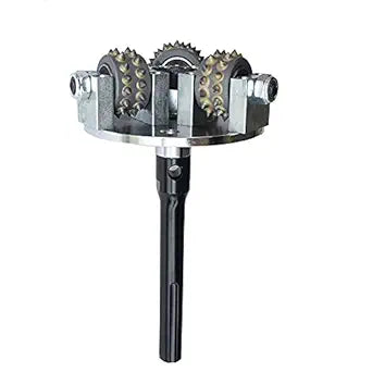 Concrete Bushing Patch Repair Prepare SDS Max Bush Hammer Bit for Rotary Hammer and Polisher, Coat Removing Stone Concrete Texturing Bushing Hammer Tool