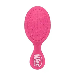 Wet Brush Mini Detangler Hair Brush, Pink Frost, Detangling Travel Hairbrush, Ultra-Soft IntelliFlex Bristles Glide Through Tangles with Ease, Pain-Free, All Hair Types