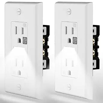 SOZULAMP TR Night Light Outlet, Auto-On Daylight LED, 2-Pack