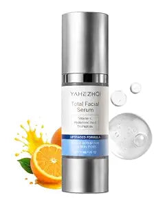 Vitamin C Serum for Face, Total Package Serum, Hyaluronic Acid & Peptides