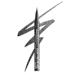 NYX PROFESSIONAL MAKEUP Epic Ink Glitz Eyeliner, Metallic, Graphite Glitz
