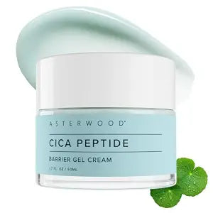 Asterwood Cica Peptide Barrier Gel Cream with Niacinamide, 1.7 Fl Oz