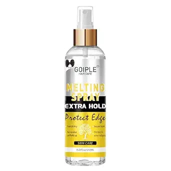 8.45 fl oz Lace Melting and Holding Spray Glue-Less Hair Adhesive for Wigs, Lace Bond Adhesive Spray Wig Spray for Closure Wigs Closure Front Extensions, Strong Natural Finishing Hold with Control