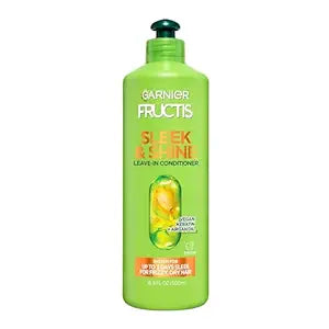 Garnier Fructis Sleek & Shine Leave-In Conditioner Cream, 16.9 Fl Oz