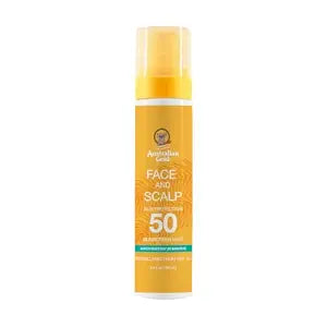 Australian Gold Face & Scalp Sunscreen Mist SPF 50 | Non-Greasy, 3.4 Fl Oz